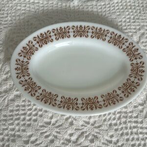 Vintage Pyrex Tableware by Corning Made USA Milk Glass Oval Plates Dishes 794-16